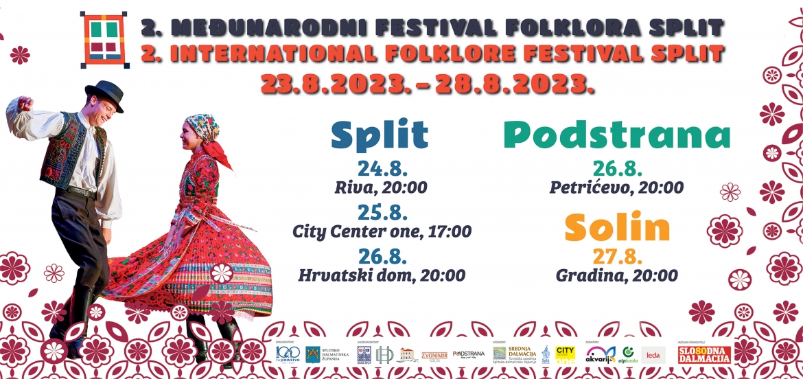 2. Međunarodni festival folklora 2023: Svjetski tradicijski plesovi i glazba ponovno u Splitu!